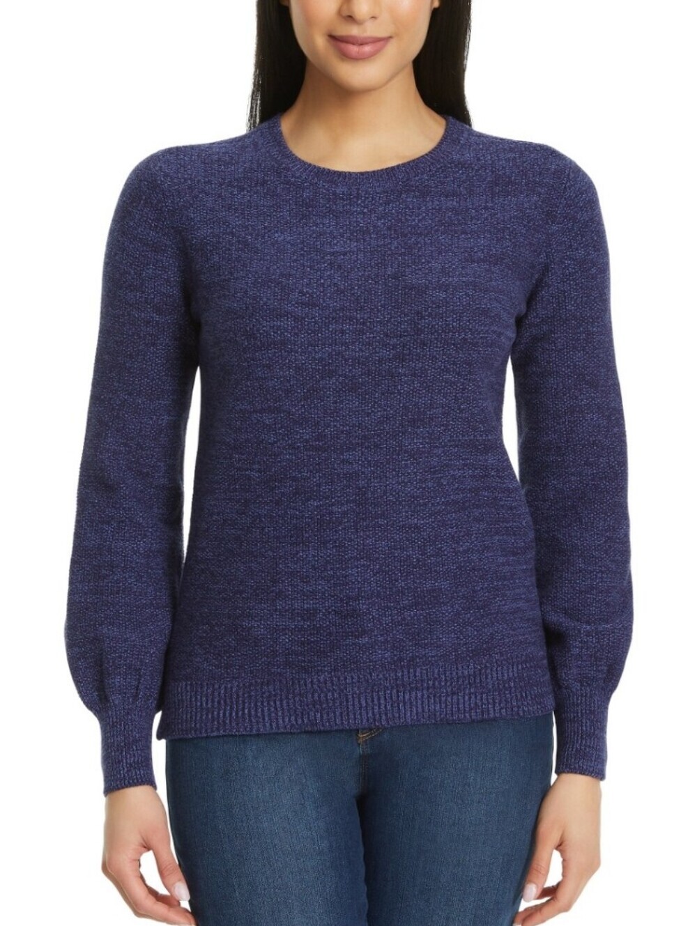 Women's Crewneck Sweater - Gloria Vanderbilt - Blue - S
